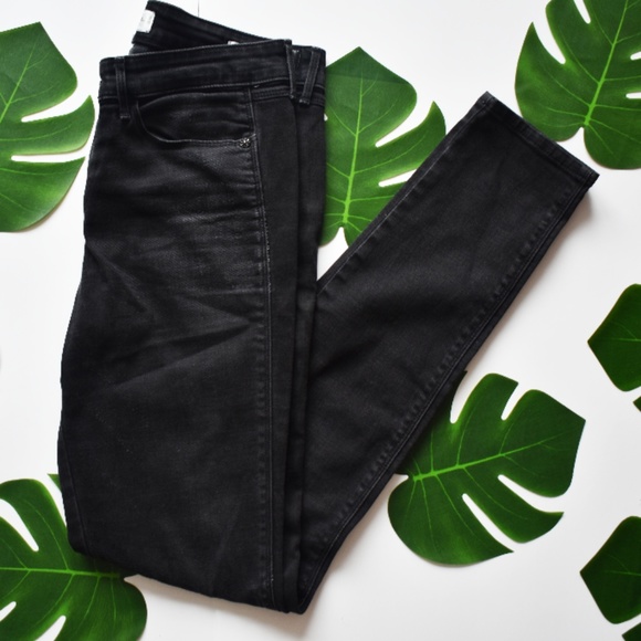 Habitual Denim - Habitual Eve Hi Rise Skinny Black Distressed Jeans